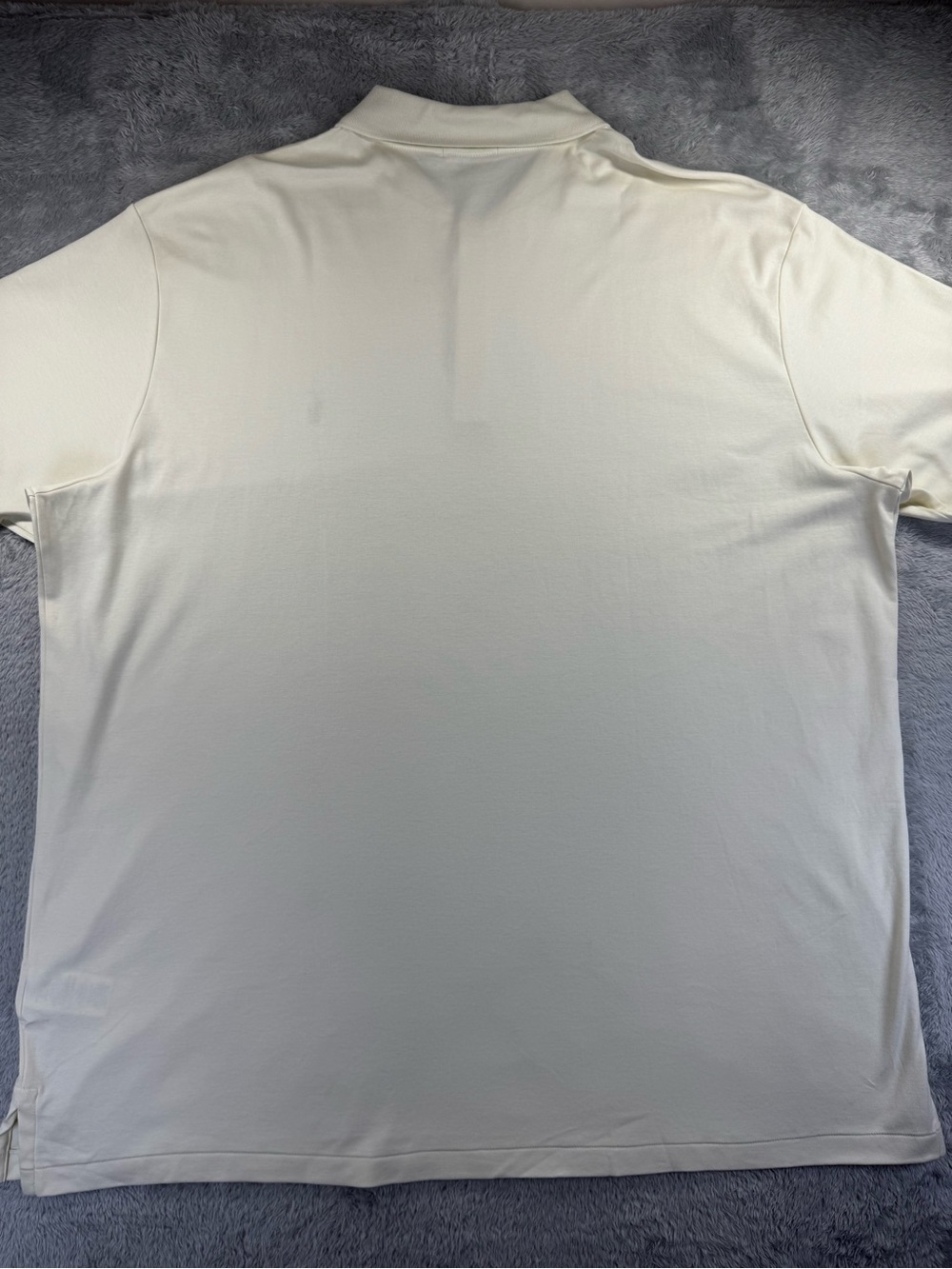NWT Polo Ralph Lauren Soft Cotton Polo 3XLT Big & Tall Cream - Picture 3 of 10